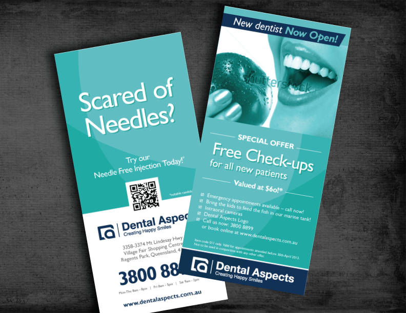 Flyer Design by Harpreet Saini for Dental Aspects | Design #1551931