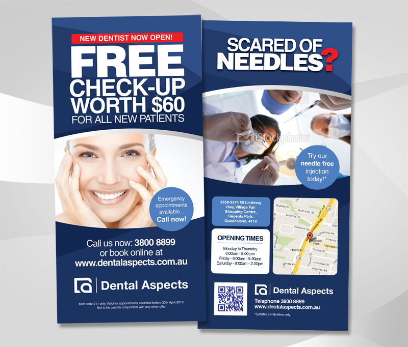 Flyer Design by John Mares for Dental Aspects | Design #1569146