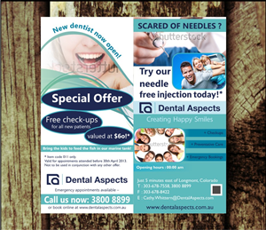 Flyer-Design von thisisit für Dental Aspects | Design: #1557269