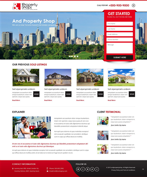 Landing Page Design by pb for this project | Design: #5682654