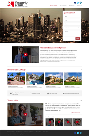 Landing Page Design by pb for this project | Design: #5682661