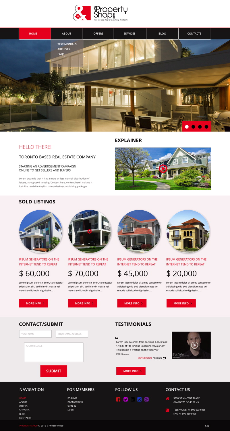Design de Page d'Accueil par pb pour ce projet | Design #5691801