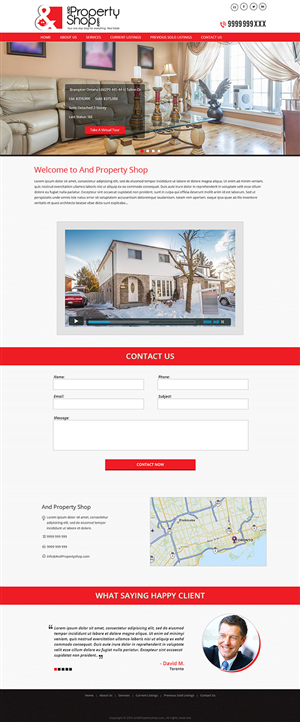 Landing Page Design by Tanvir