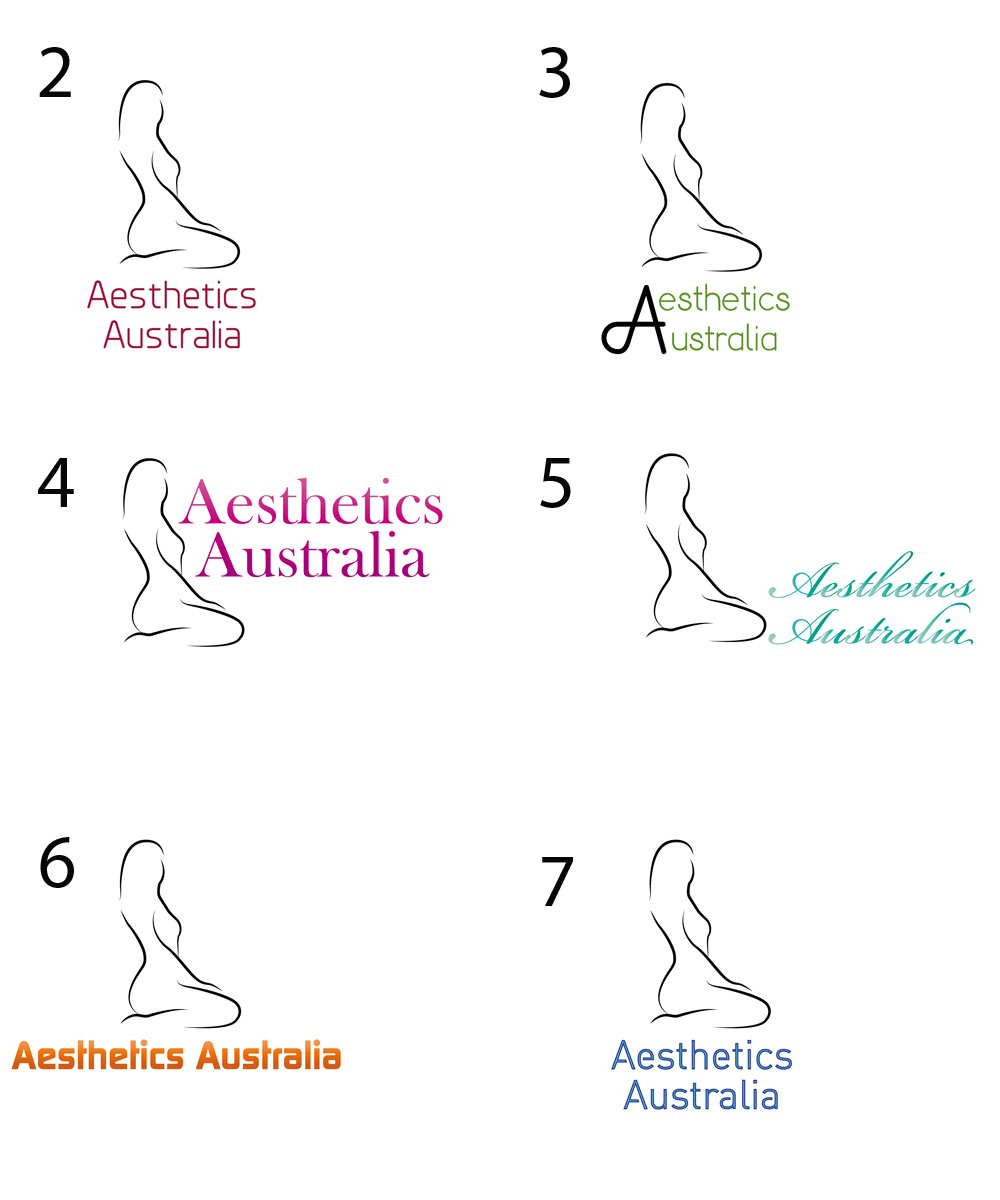 Logo Design by lpgiraud for Aesthetics Australia | Design #1888881