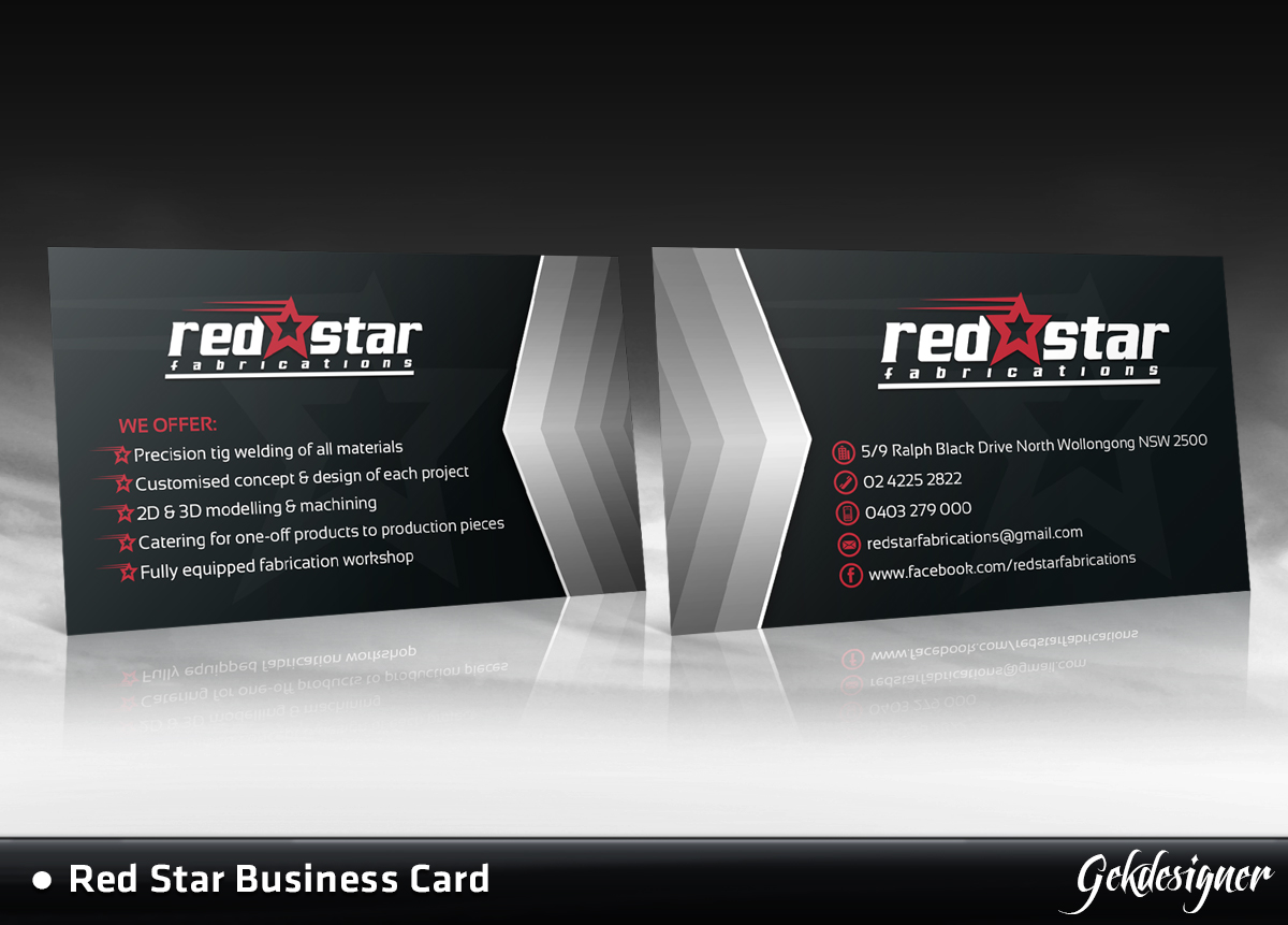 Business Card Design by gekgrfx for this project | Design #1557869