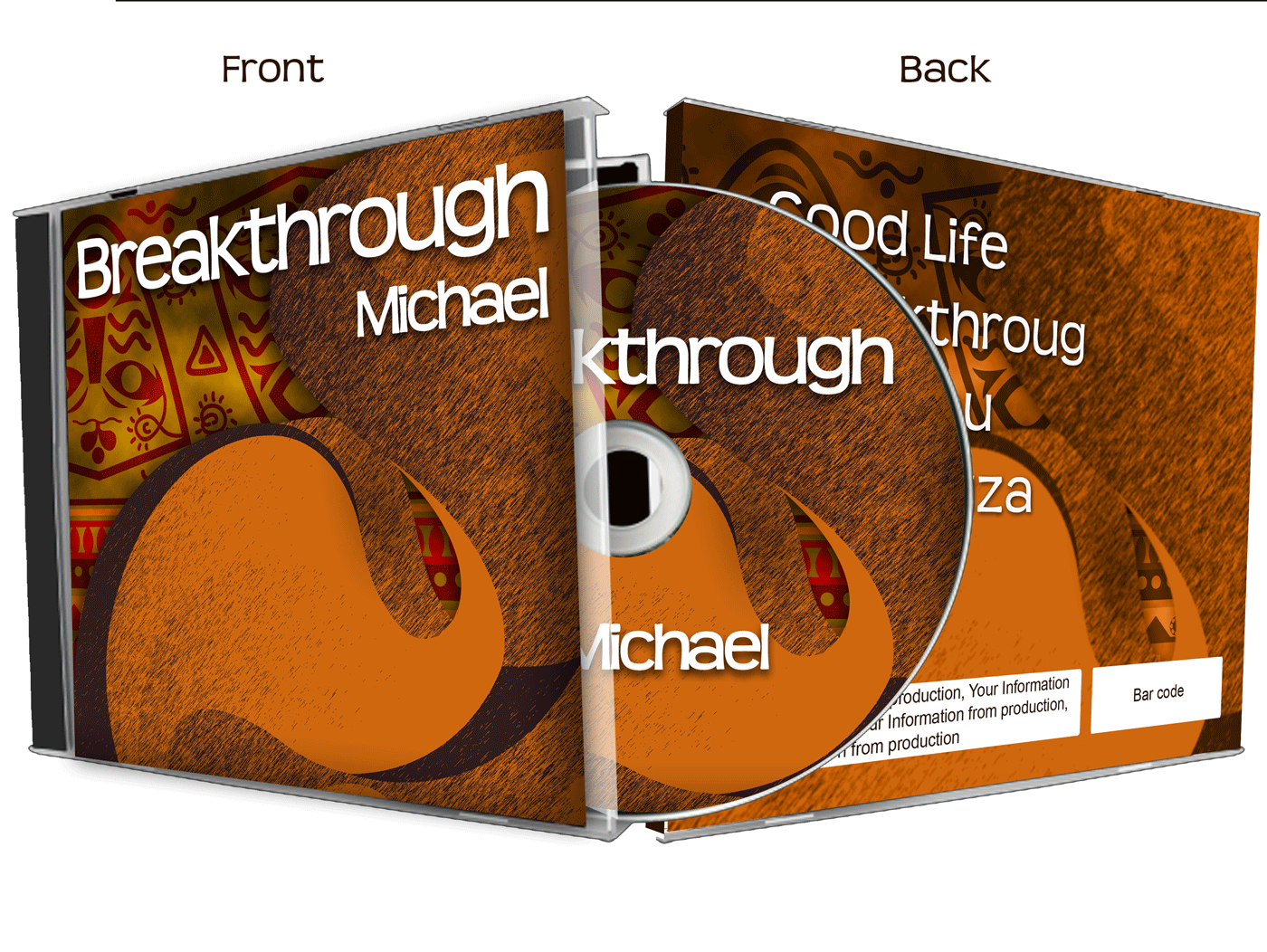 CD Cover Design by ernestsegovia for this project | Design #7799200
