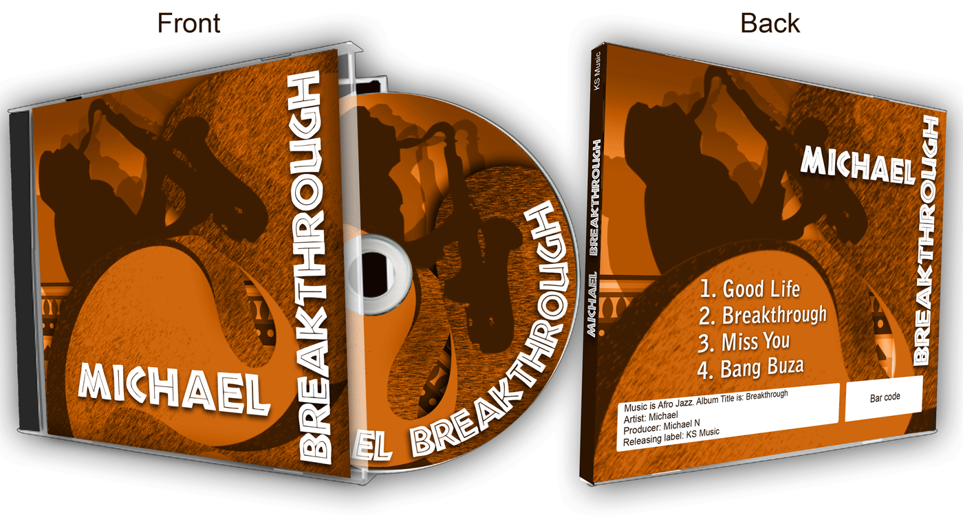 CD Cover Design by ernestsegovia for this project | Design #7846598
