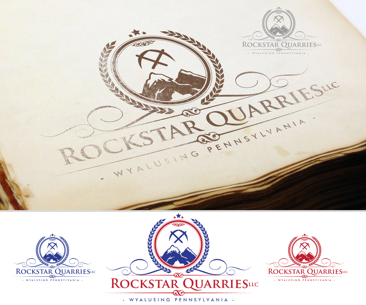 Logo Design by The Deno Technology for Rockstar Quarries LLC | Design #5672847