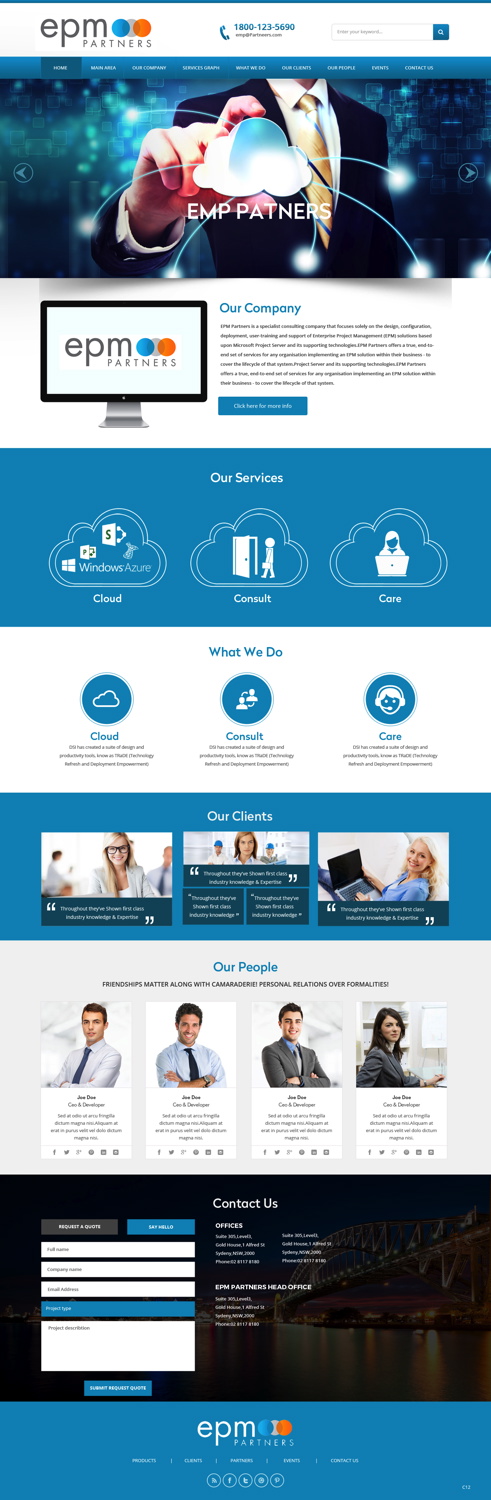 Web Design by pb for this project | Design #5683023