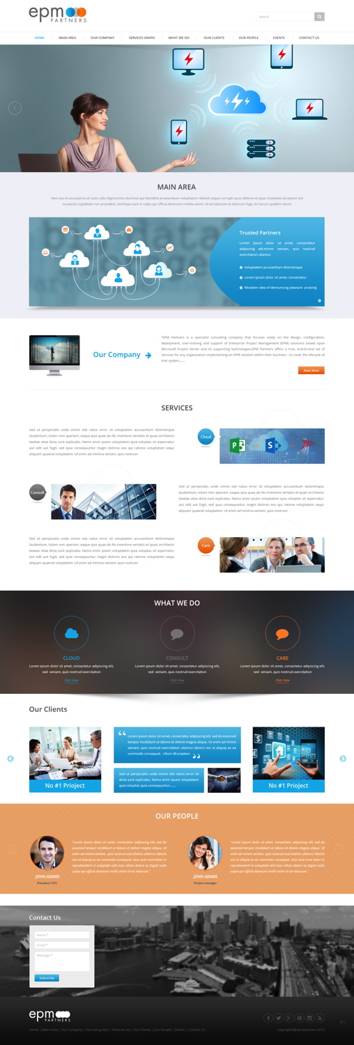 Web Design by pb for this project | Design #5683026