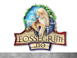 Fossegrim  (one version with the URL added as well: www.fossegrim.no)  | Diseño de Logo por vladst2004