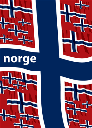 Modern Design for Norwegian Souvenir Playing Cards | Graphic Design by TedAtkinson
