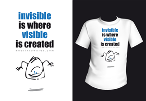 Inspirational TShirt: Heal Through Words | T-shirt Design by kresh