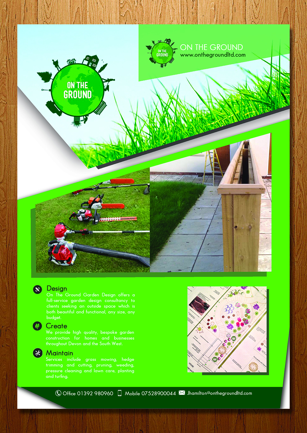 Flyer Design by MOATAZ AZAB for On The Ground | Design #5672813