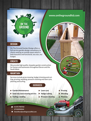 Flyer Design by debdesign for On The Ground | Design #5685751