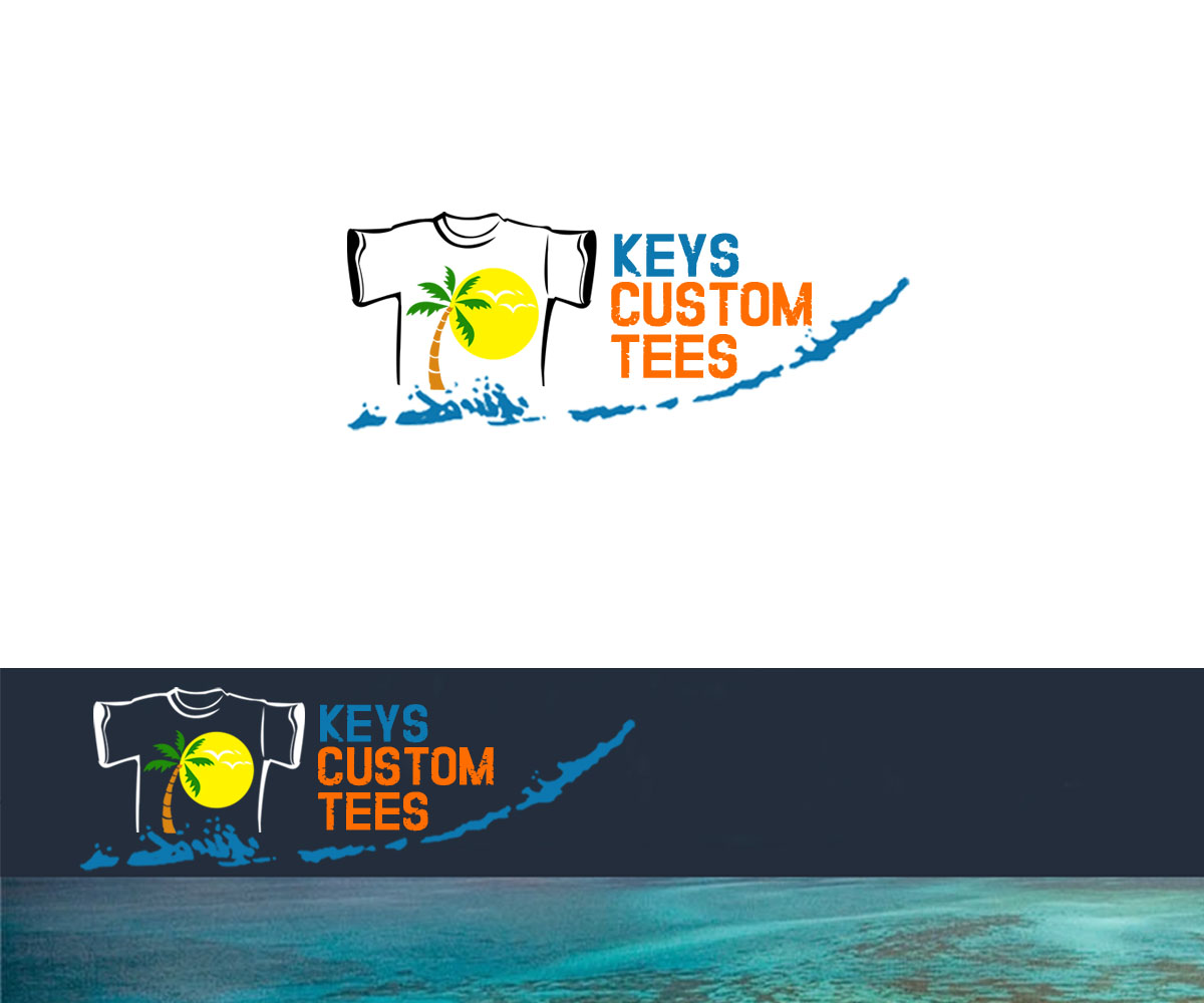 Logo Design by Onil for Keys Custom Tees | Design #5683038