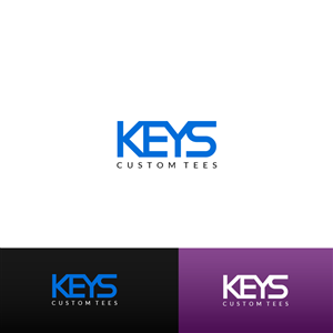 Logo Design by Triple22A for Keys Custom Tees | Design #5693987