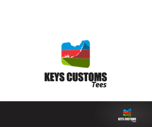 Logo Design by mike edan for Keys Custom Tees | Design #5675240