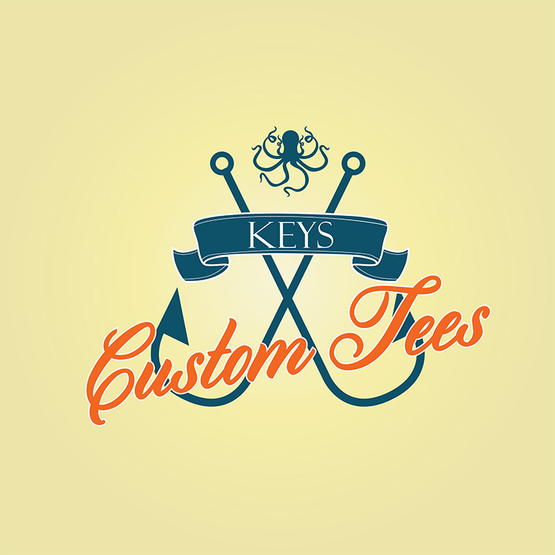 Logo Design by hypocrxy for Keys Custom Tees | Design #5677353