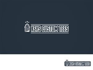 Logo Design by Creative Juice for Keys Custom Tees | Design: #5735009
