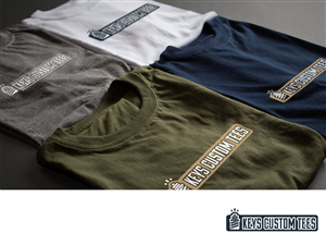 Logo Design by Creative Juice for Keys Custom Tees | Design: #5735011