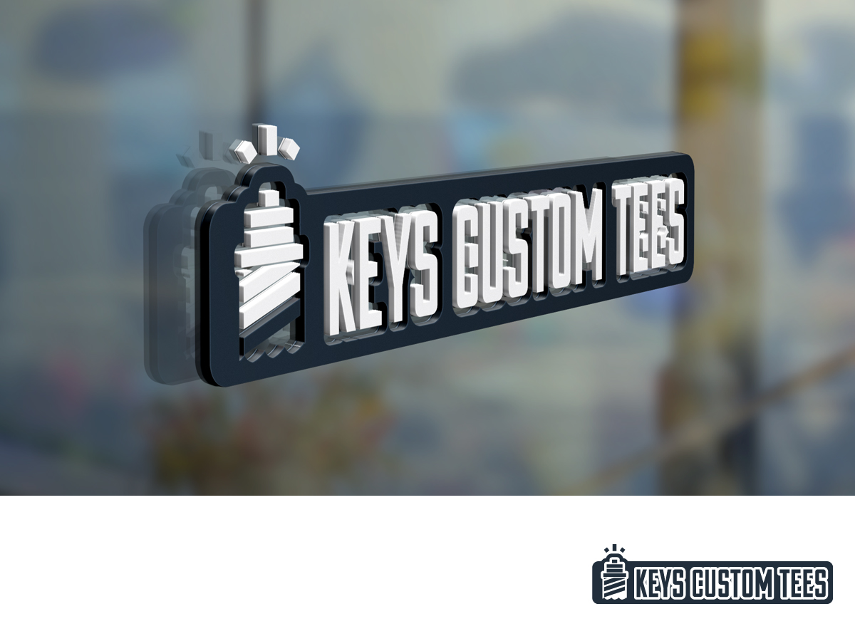 Logo Design by Creative Juice for Keys Custom Tees | Design #5735012