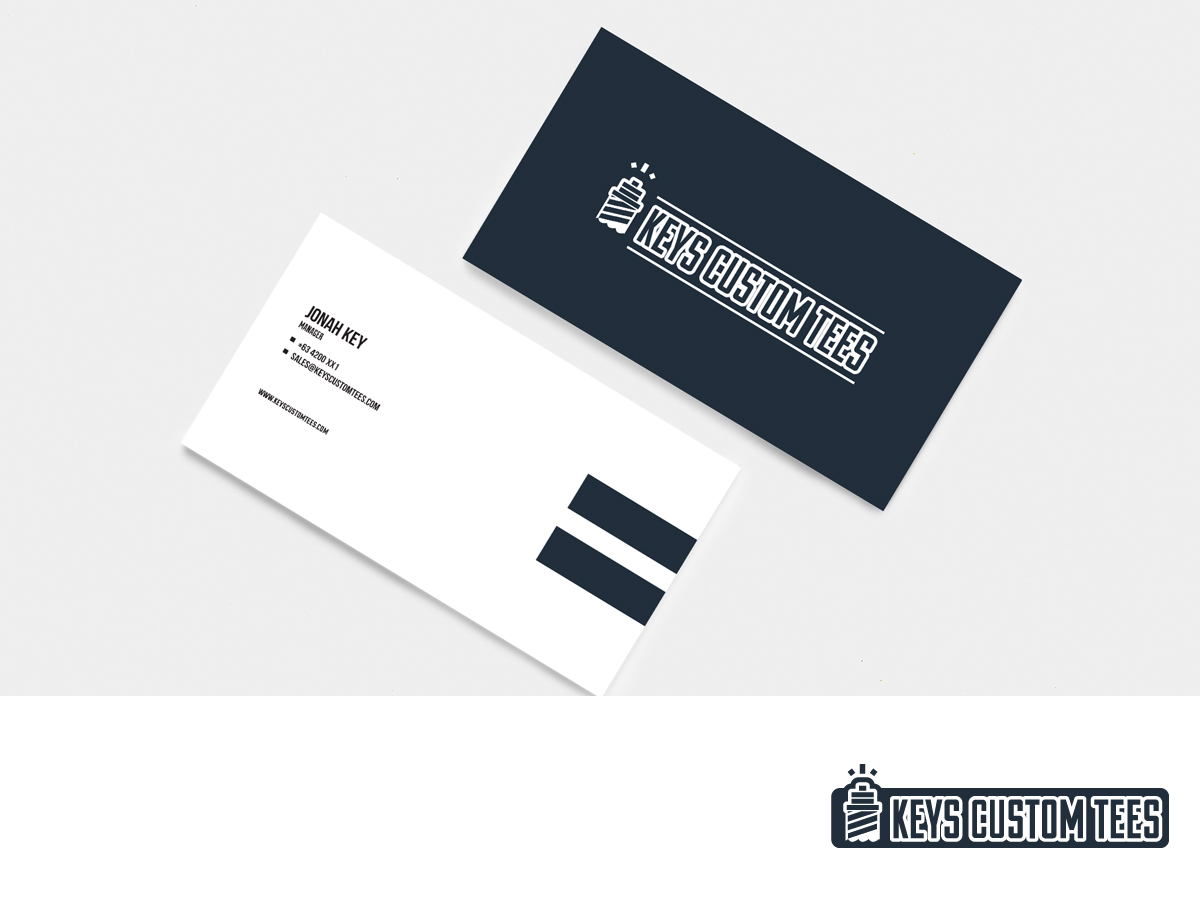 Logo Design by Creative Juice for Keys Custom Tees | Design #5735013