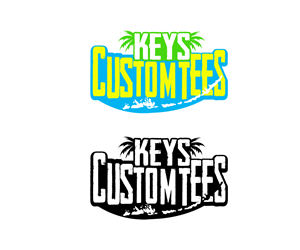 Logo Design by TRHZ for Keys Custom Tees | Design: #5781418