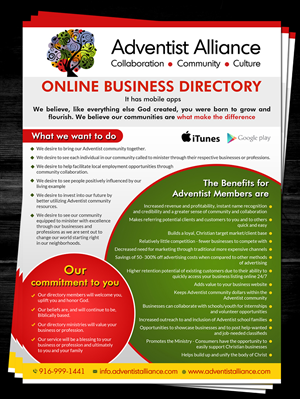 12 elegant flyer designs business directory flyer design project flyers for adventist church