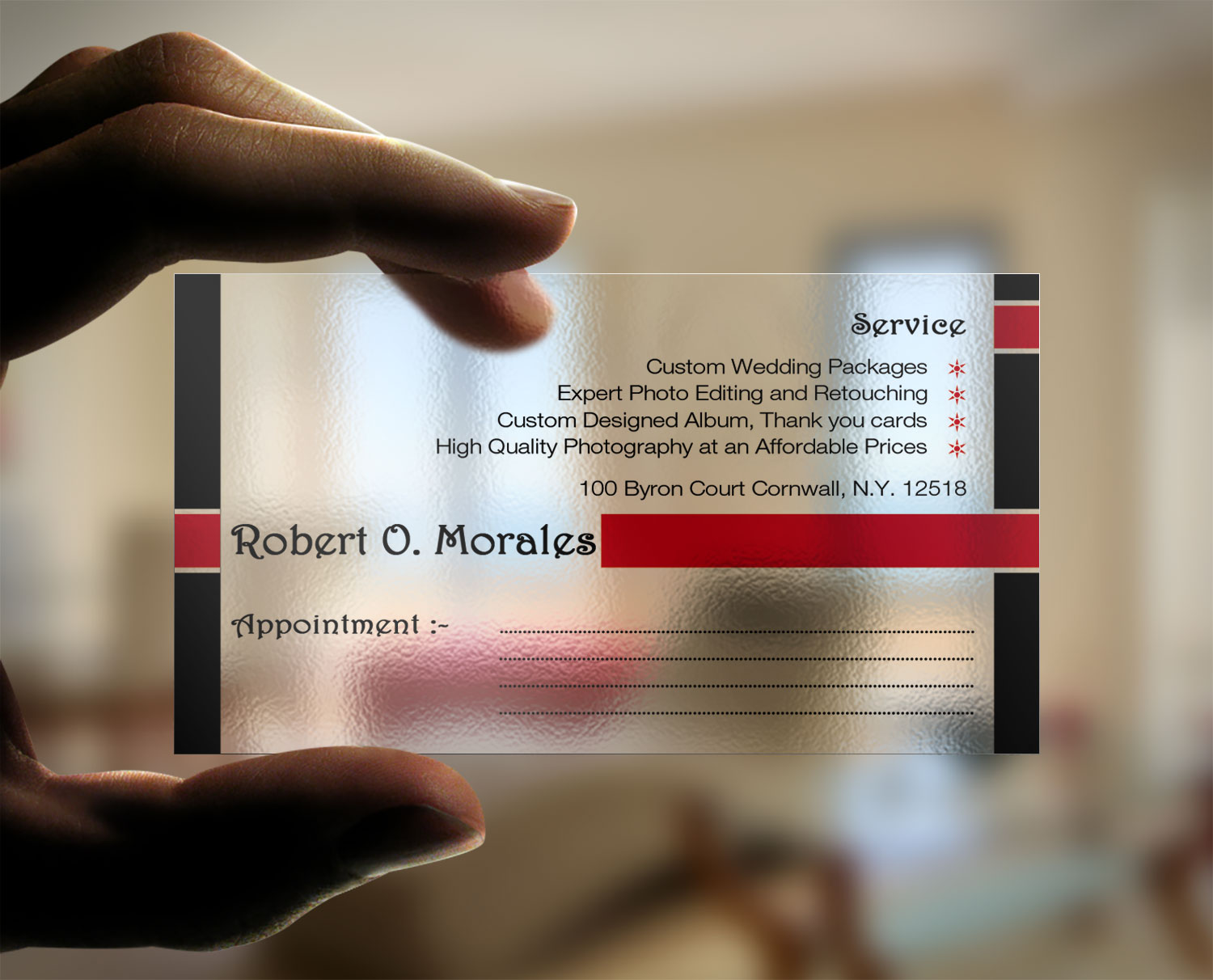 Design de Carte de Visite par Lanka Ama pour Elegant Images Photography | Design #5670449