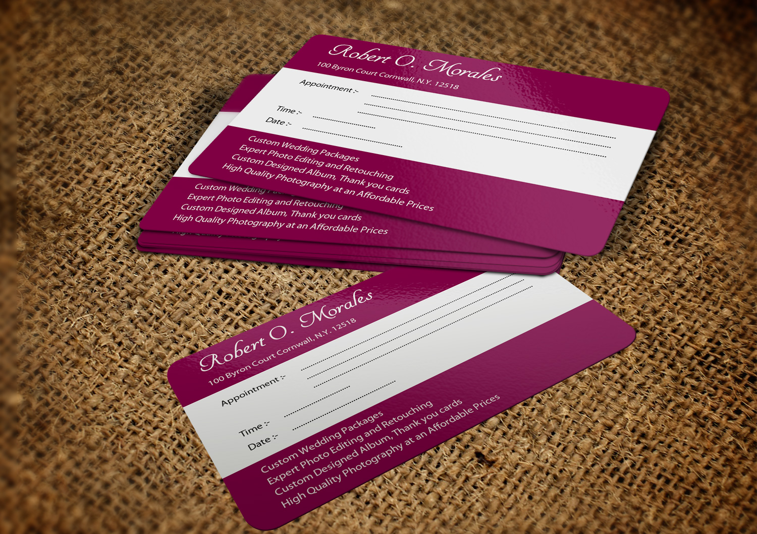 Design de Carte de Visite par Lanka Ama pour Elegant Images Photography | Design #5670455