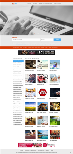 Landing Page Design by pb for Ezead Media Group | Design: #5710617