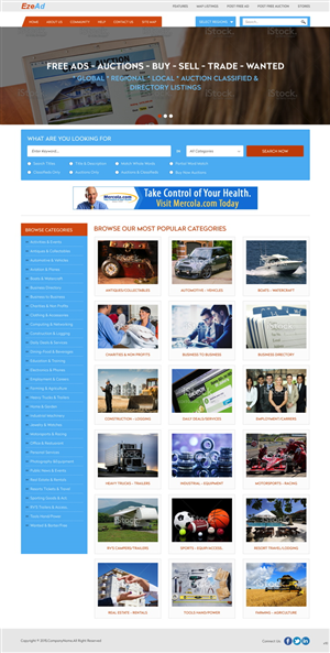 Landing Page Design by pb for Ezead Media Group | Design: #5710619