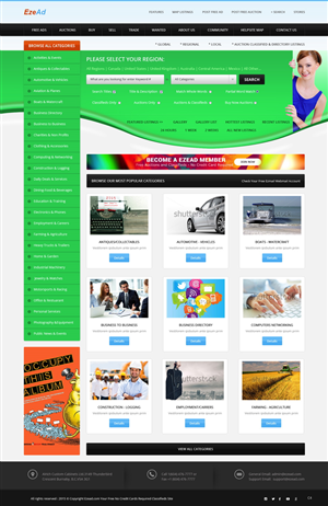 Landing Page Design by pb for Ezead Media Group | Design: #5710630