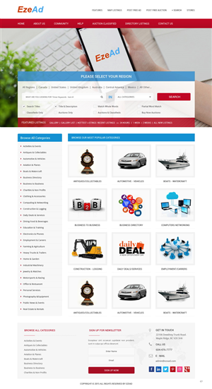 Landing Page Design by pb for Ezead Media Group | Design: #5710634