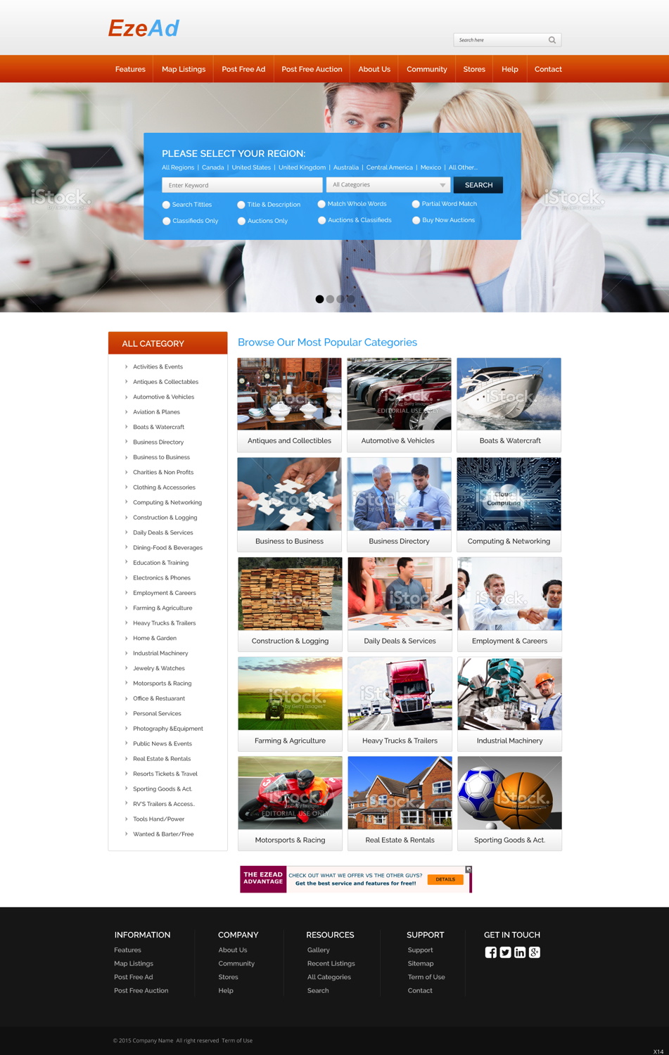 Diseño de Página de Aterrizaje por pb para Ezead Media Group | Diseño #5710636