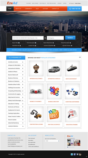Landing Page Design by pb for Ezead Media Group | Design: #5710638