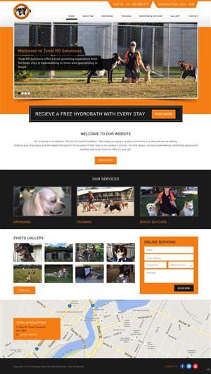 Web Design by pb for this project | Design #5682972