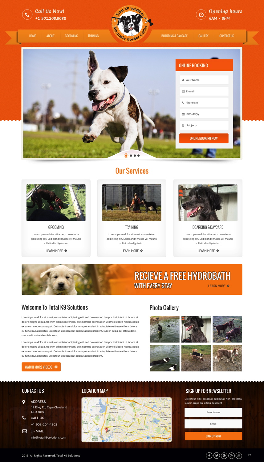 Web Design by pb for this project | Design #5682988