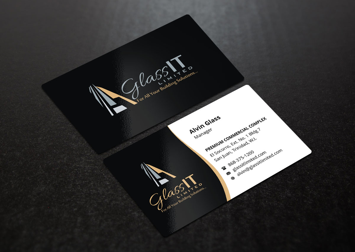 Business Card Design by INDIAN_Ashok for Glass it Limited | Design #5680909