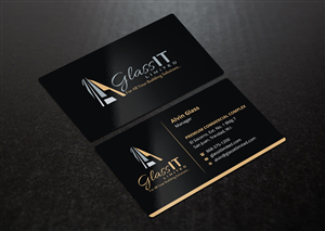 Business Card Design by INDIAN_Ashok for Glass it Limited | Design: #5680911