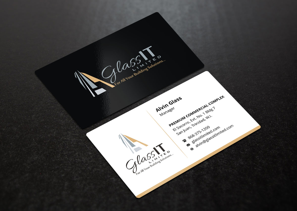 Business Card Design by INDIAN_Ashok for Glass it Limited | Design #5680913