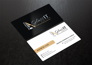 Business Card Design by INDIAN_Ashok for Glass it Limited | Design: #5680914