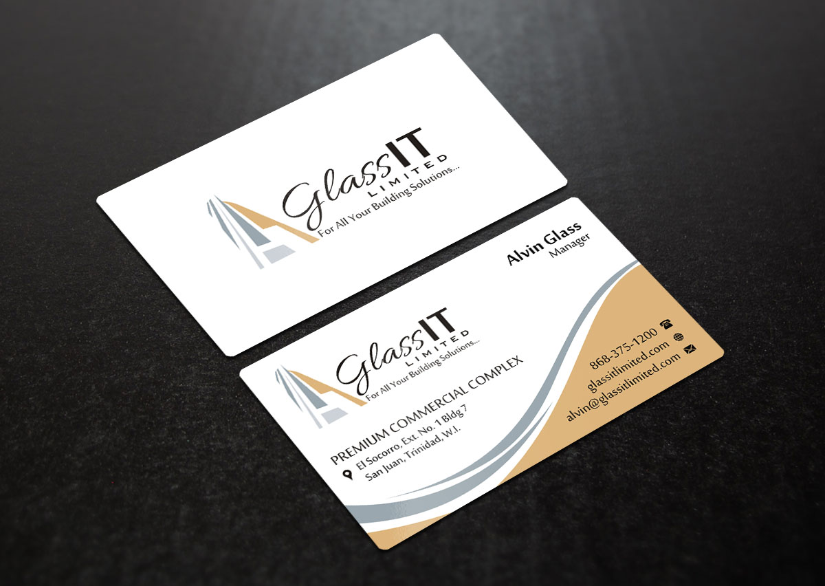 Business Card Design by INDIAN_Ashok for Glass it Limited | Design #5680919