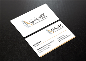 Business Card Design by INDIAN_Ashok for Glass it Limited | Design: #5680920