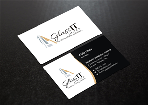Business Card Design by INDIAN_Ashok for Glass it Limited | Design: #5815624