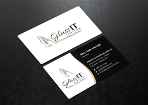 Business Card Design by INDIAN_Ashok for Glass it Limited | Design: #6439031