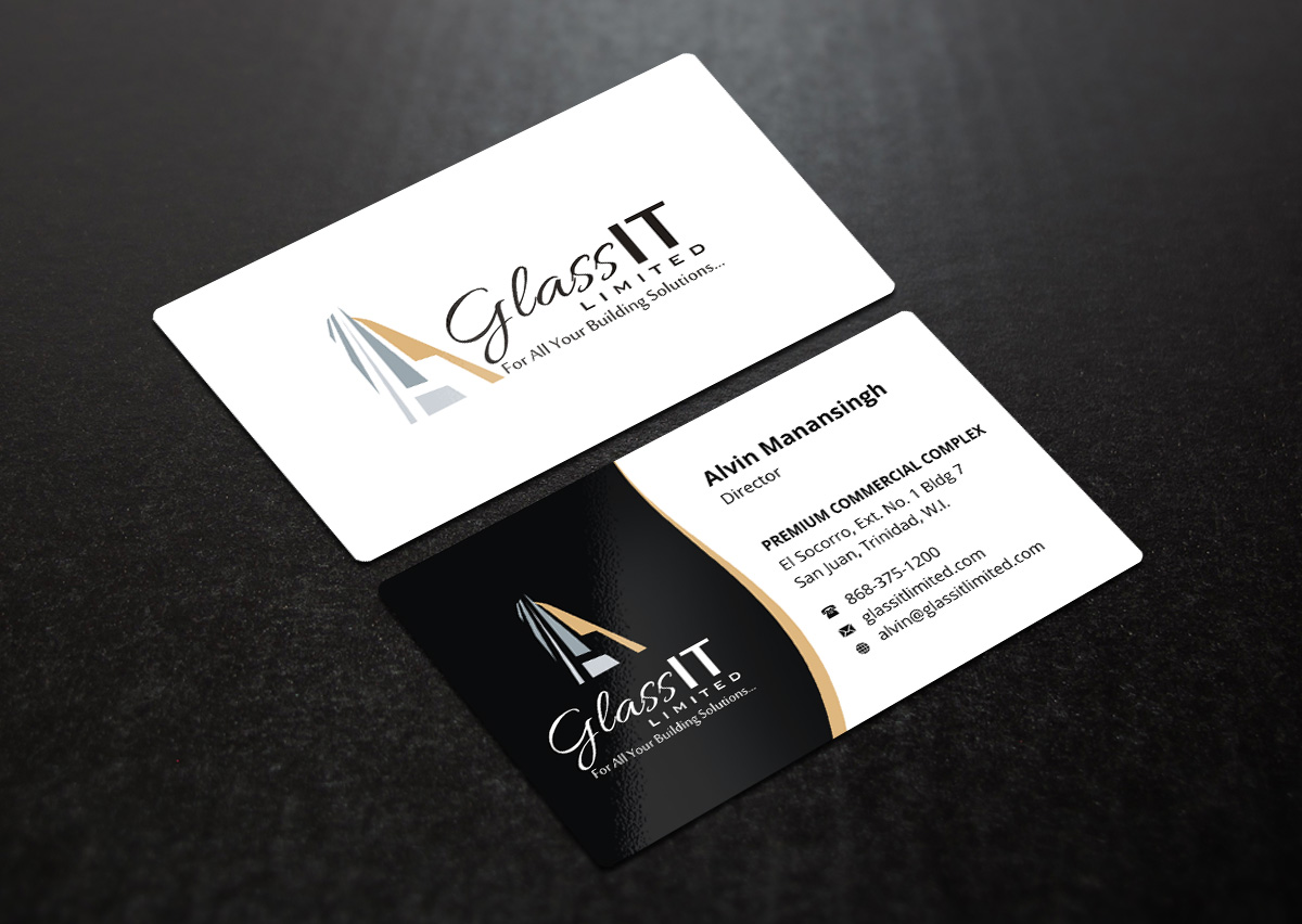Business Card Design by INDIAN_Ashok for Glass it Limited | Design #6439032