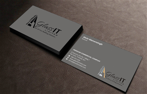 Business Card Design by INDIAN_Ashok for Glass it Limited | Design: #6446140