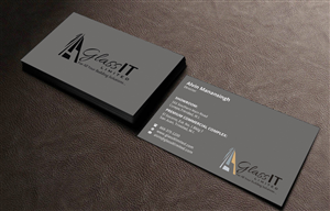 Business Card Design by INDIAN_Ashok for Glass it Limited | Design: #6549971